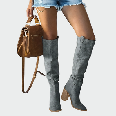 Emily | Knee-High Leather Orthopedic Boots