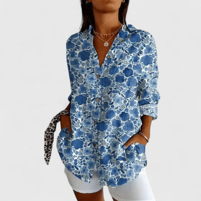 Katarine | Elegant Floral Blouse