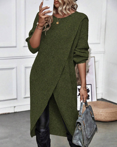 Iggy | Stylish Cotton Blend Sweater Dress