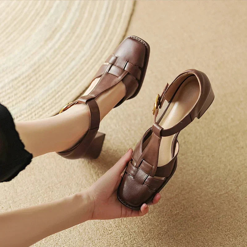 Clara | Square Toe Sandals