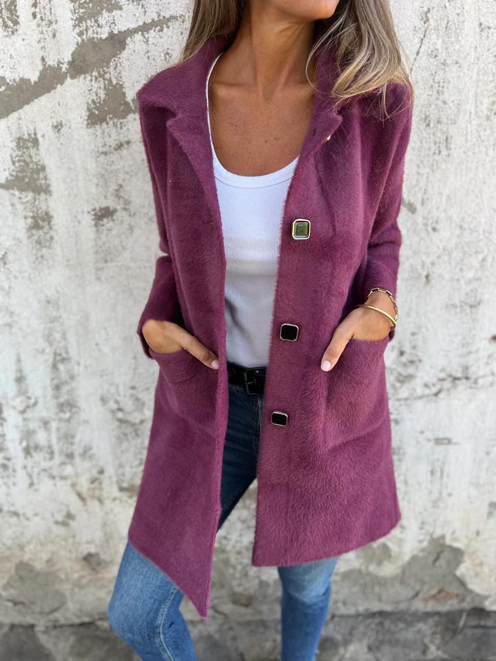 Marce | Casual Coat with Buttons