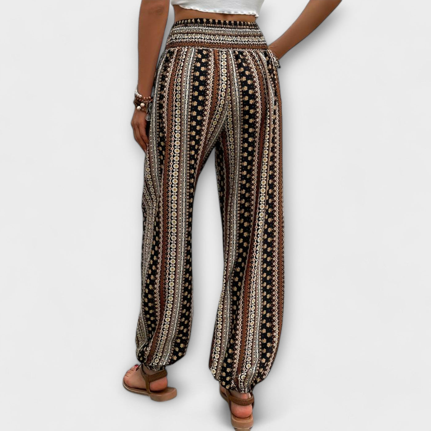 Clara | Ethnic Graphic Pants
