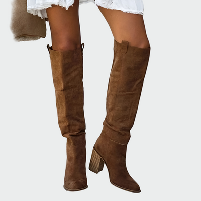 Emily | Knee-High Leather Orthopedic Boots