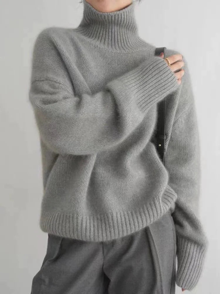Monika | High Neck Cashmere Jumper