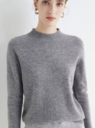 Lalaei | Cozy Wool Mock Neck Sweater