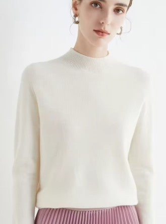 Lalaei | Cozy Wool Mock Neck Sweater