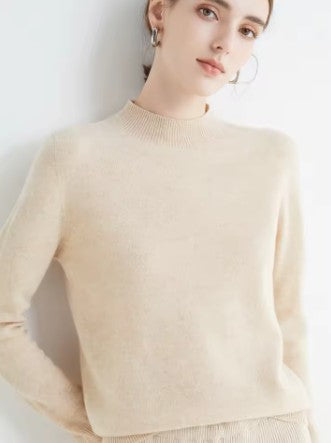 Lalaei | Cozy Wool Mock Neck Sweater