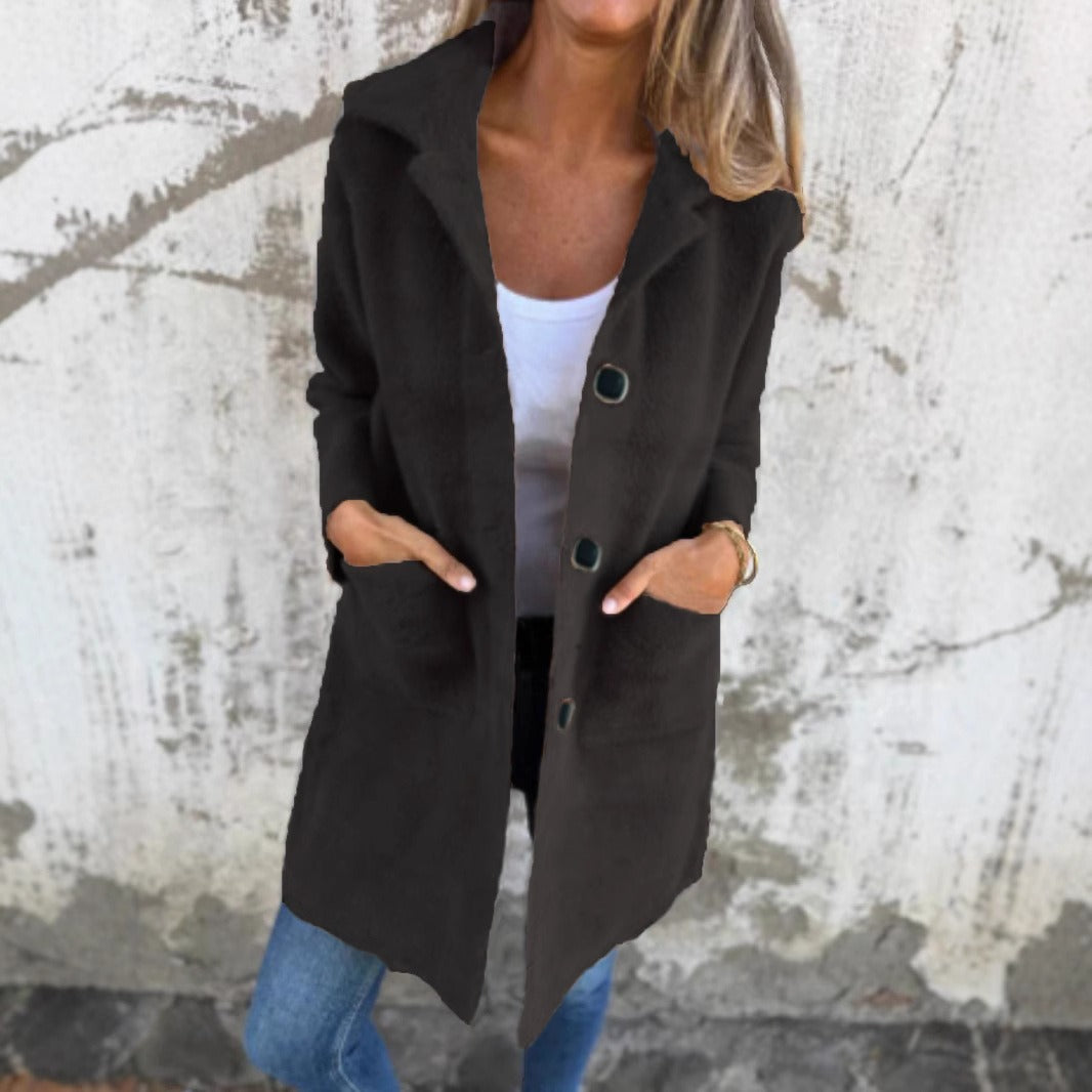 Marce | Casual Coat with Buttons
