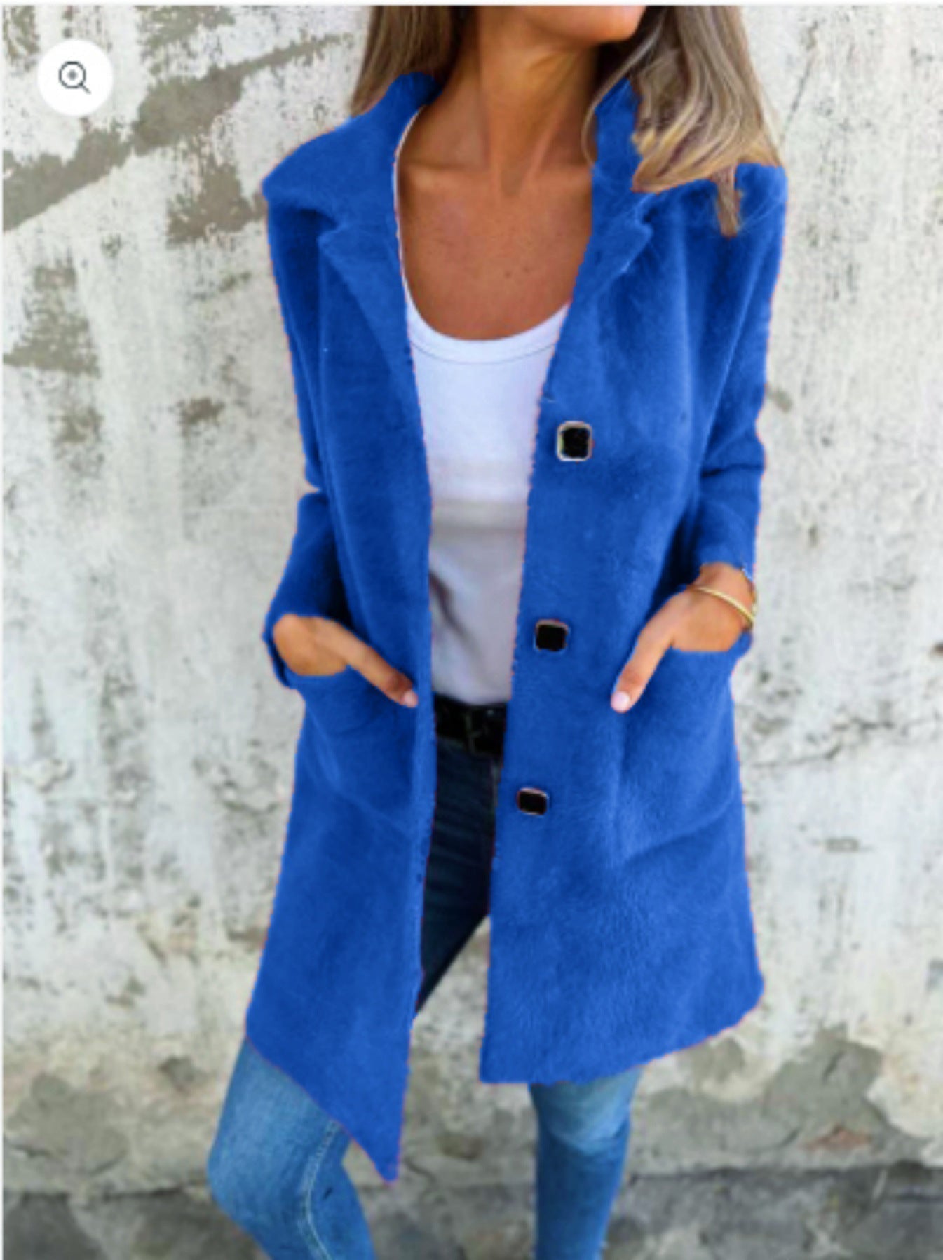 Marce | Casual Coat with Buttons